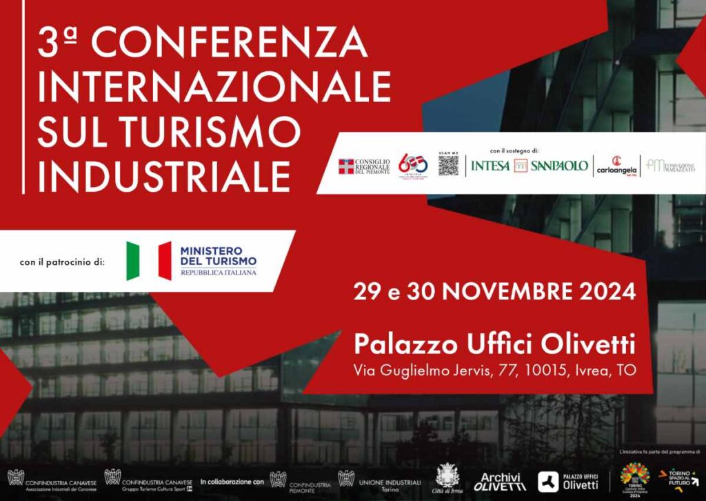 Si è conclusa sabato a Ivrea la terza edizione della Conferenza Internazionale sul Turismo industriale